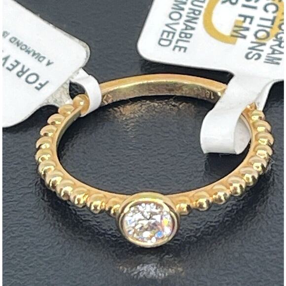 De Beers Forevermark Natural Diamond Solid 18K Rose Gold Ring (1/4 ct.) SZ 7 NWT - Picture 12 of 16